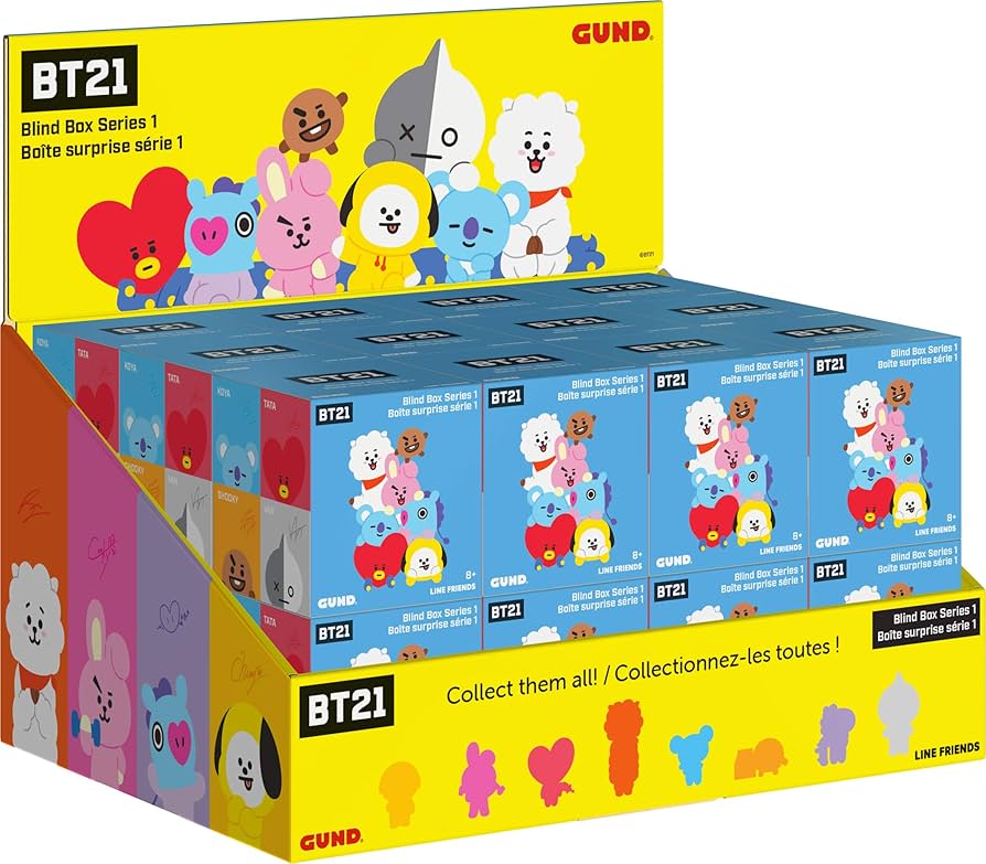 ☆BT21 バレンタイン スパークスラウンドカン&amp;プラッシュドール☆ ☆BT21 バレンタイン スパークスラウンドカン&プラッシュドール